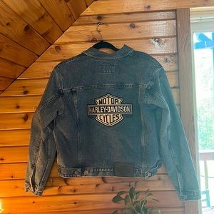 Vintage Harley Davidson Jean Jacket 